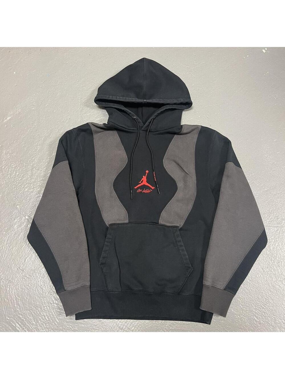 Off-White X Air Jordan Black Pullover Hoodie